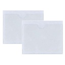 2 Pezzi Portabollo Auto Parabrezza con Adesivo Porta Assicurazione Permesso Parcheggio 11x8 cm