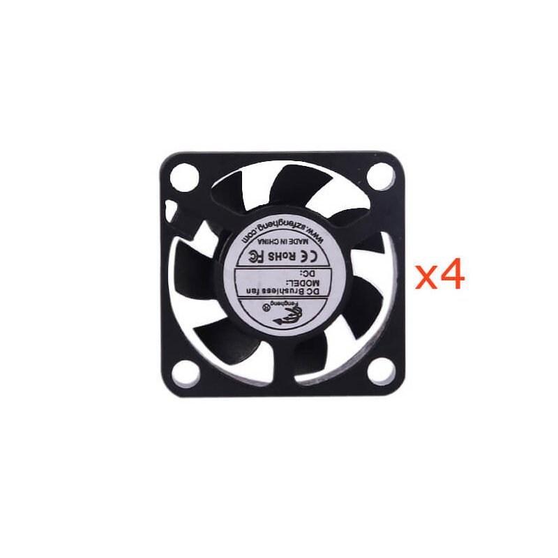 4 pz ventola dissipatore 30x30 mm 12V 6000 RPM, cooling fan FH3007