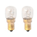2 pezzi lampadine forno microonde E14 ST25 15W 230V, 80 lm, 2800K