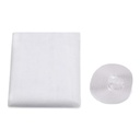 Zanzariera finestra adesiva bianca 60x150 cm con nastro in velcro