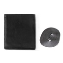 Zanzariera finestra adesiva nera 60x150 cm con nastro in velcro