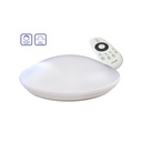 Plafoniera Led Da Soffitto CCT 40W Dimmerabile Bicolore Cambia Colorazione Bianco Caldo e Freddo Con Telecomando 490mm
