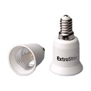 2 Pezzi Portalampade Adattatori Convertitore Lampada Attacco E14 a E27