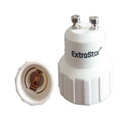 2 Pezzi Portalampade Adattatori Convertitore Lampada Attacco GU10 a E14