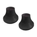 2 Pezzi Portalampade E27 Portalampada Da Parete Con Base Dritto in Termoplastico Nero