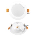 Faretto LED da Incasso 5W 450lm 3 Colori CCT 3000K/4200K/6500K Angolo 110° IP20 Alta Qualità CRI