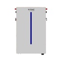 Batteria di Accumulo Per Fotovoltaico, Litio-Ferro-Fosfato LiFePO4, BMS Integrato CEI 0-21, Garanzia 10 Anni (6.14KWh 51.2V 120Ah)