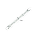 2 PZ Lampade Alogena Dimmerabile, Lampada R7S 118mm 160W 2650 Lumen Bianco Caldo 2800K