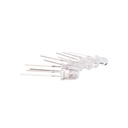 Confezione Da 500 PZ Led F5 Diametro 5mm Colore Rosso Red 600-650nm 2,0-2,2V Gamba Corta
