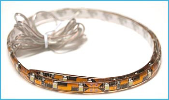 Striscia Led 60cm 36 Smd Bianco Tagliabile Biadesivo 12V