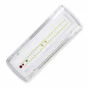 Lampada di Emergenza LED, 3,5W 400lm 6500K, SE Solo Emergenza, Autonomia 3 Ore, IP65, Montaggio Parete o Soffitto, Batteria Ricaricabile al Litio 7,4V 1,5Ah, 270x100x54mm
