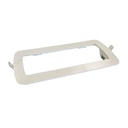 Cornice da Incasso per Lampada PCE 24.3x8.4cm Colore Bianco
