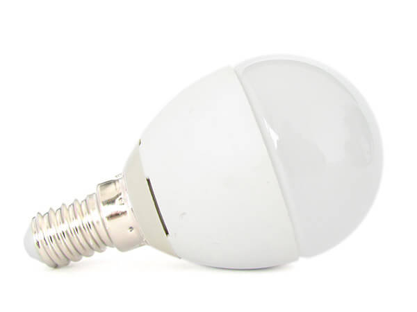 Lampada A Led E14 P45 6W Forma Sfera Bulbo Pallina 240 Gradi 220V SKU-168, Disponibili 3000K 4000K 6400K