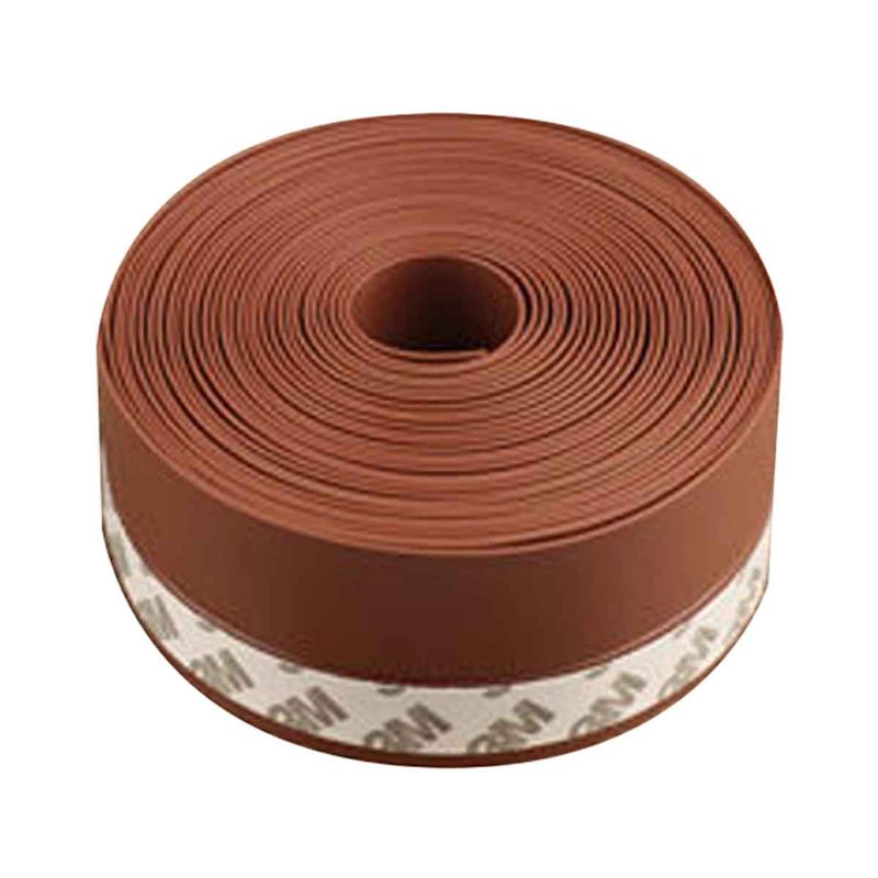 Paraspifferi Guarnizione Adesiva per Porte 3 Metri x 35mm Isolante Termico e Antispiffero Colore Marrone