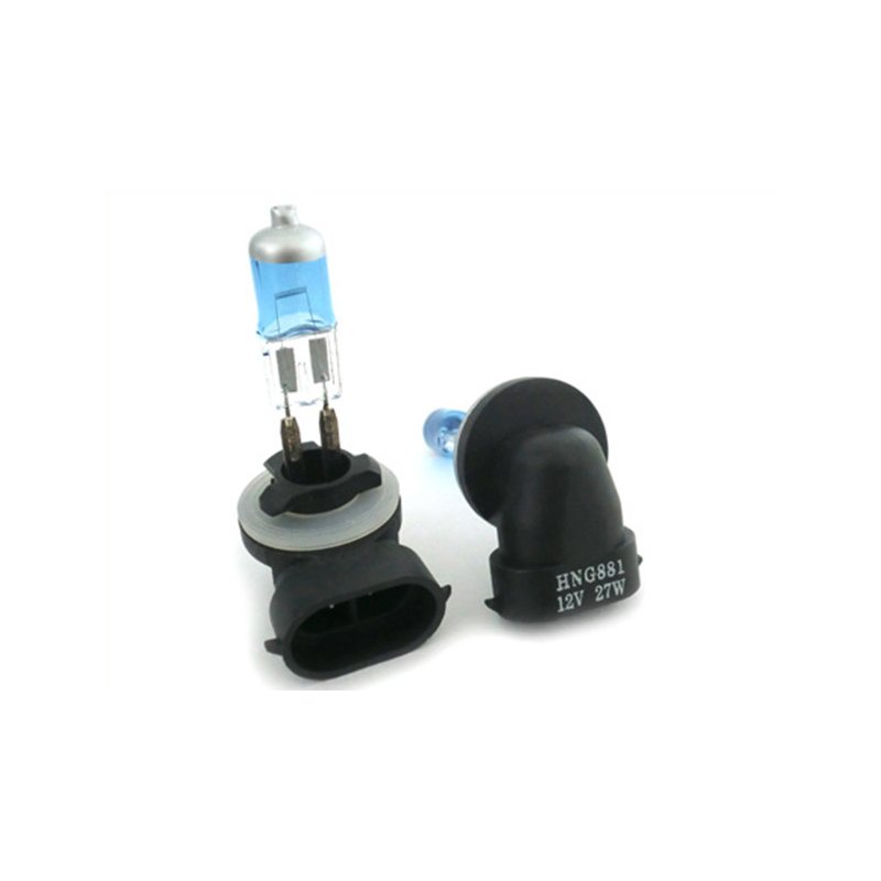 Coppia 2 Lampade 881 H27 12V 27W Attacco PGJ13 Super White