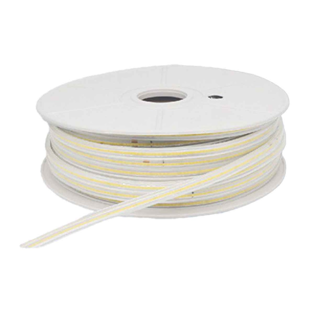 50M Striscia Led COB 8W/M 220V-240V Luce Naturale 4200K 600lm IP65 CRI=80 Angolo 180°