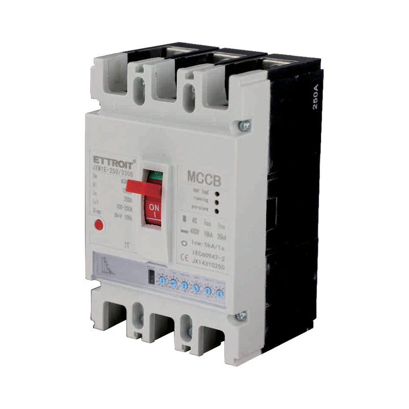 MCCB Interruttori Scatolati Magnetotermici Regolabile 3P  35kA Regolabile 100A-250A AC 400V IP20 IEC60947-2
