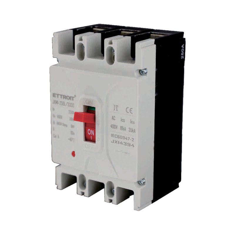 MCCB Interruttori Scatolati Magnetotermici 3P 22kA 250A AC 400V IP20 IEC60947-2