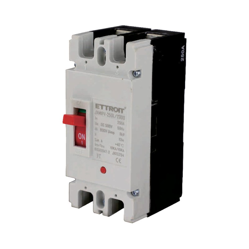 [JX15294] MCCB Interruttori Scatolati Magnetotermici DC Fotovoltaico 2P 10kA 250A DC 500V IP20 IEC60947-2