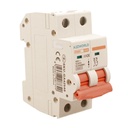 MCB Interruttore Magnetotermico Automatico Curva D 2P 2M 10000A D40A AC 400V IP20 PB8H