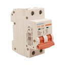 MCB Interruttore Magnetotermico Automatico Curva D 2P 2M 10000A D50A AC 400V IP20 PB8H