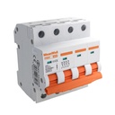 MeanWell MCB Interruttore Magnetotermico Automatico Curva D 4P 4M 10000A D20A AC 400V IP20 IEC60898-1 PB8H