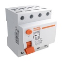 MeanWell RCCB Interruttore Differenziale Selettivo Tipo S Classe A 3P+N 4M 10000A 300mA Ritardo 500ms 63A AC 400V IP20 IEC61008-1