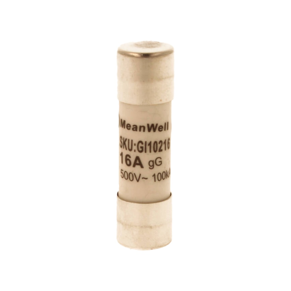 MeanWell 10 Pezzi Fusibili AC 500V AC D14X51mm 16A AC 500V IP20 IEC60269