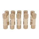 10 Pezzi Fusibili AC 500V AC D14X51mm 16A AC 500V IP20 IEC60269 STI-63D