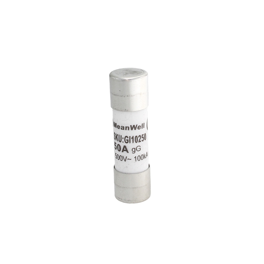 MeanWell 10 Pezzi Fusibili AC 500V AC D14X51mm 50A AC 500V IP20 IEC60269