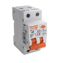 MeanWell RCBO Interruttore Magnetotermico Differenziale Tipo A Curva C 1P+N 2M 6000A 300mA  C6A  AC 230V IP20 IEC61009-1