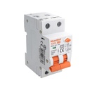 MeanWell RCBO Interruttore Magnetotermico Differenziale Tipo A Curva C 1P+N 2M 6000A 300mA  C10A  AC 230V IP20 IEC61009-1