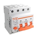 MeanWell RCBO Interruttore Magnetotermico Differenziale Tipo A Curva C 3P+N 4M 6000A 300mA  C20A  AC 400V IP20 IEC61009-1