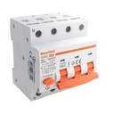 MeanWell RCBO Interruttore Magnetotermico Differenziale Tipo A Curva C 3P+N 4M 6000A 300mA  C32A  AC 400V IP20 IEC61009-1