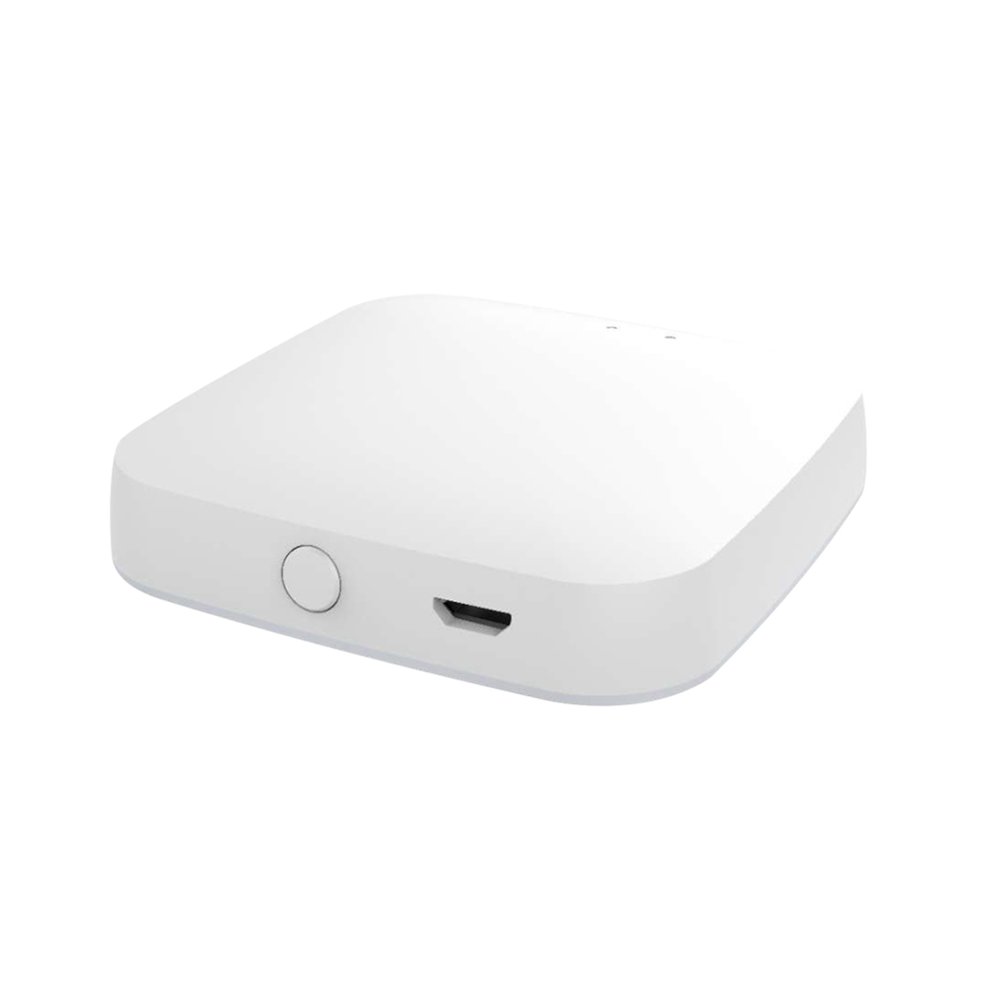 Gateway HUB Protocollo ZigBee 3.0, WIFI 2.4G TUYA, Smart Life, Bianco, 65X65X15mm