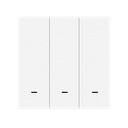 Telecomando Interruttore Protocollo ZigBee 3.0, 3 Tasti, TUYA, Smart Life 3V Con Pile CR2032, Bianco