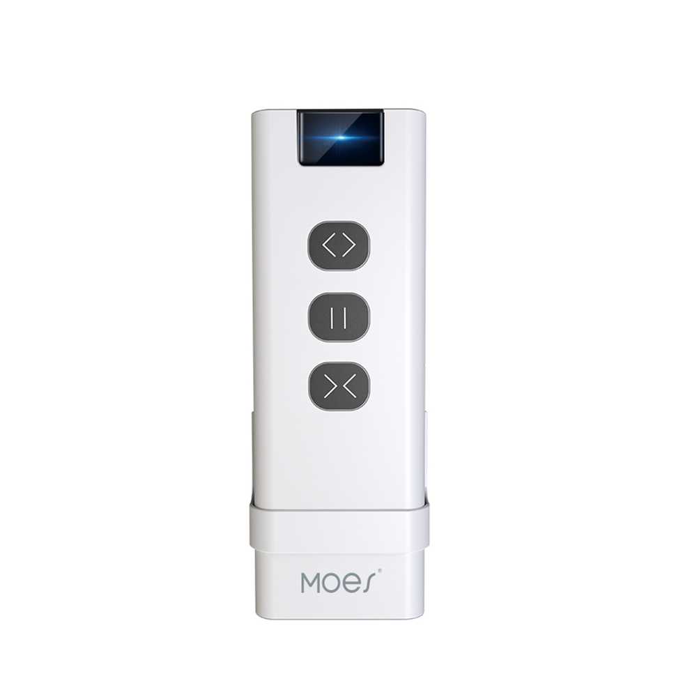 Telecomando Wireless RF 433MHz per Tende e Tapparelle Elettriche, 3 Tasti Per 1 Scena, APP Tuya/Smart Life, Alimentazione a Batteria LR23A (Esclusa), Design Compatto 109x36mm SH1901