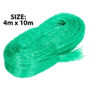 Rete Anti Uccelli 4x12 m Verde Nylon Maglia 15x15 mm