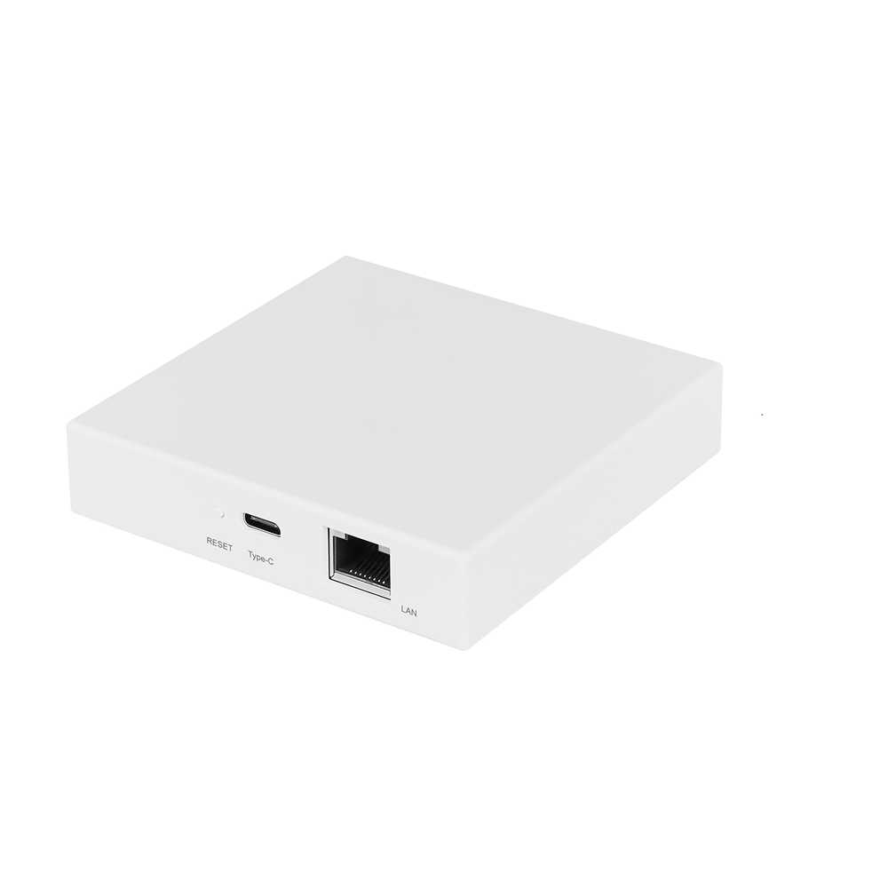 Gateway Matter WIFI 2.4G + ZigBee 3.0, TUYA, Smart Life, Apple Home, Google Home, Alexa, SmartThings, 1A, 5V, 90X90X22mm, IP20, MU3000