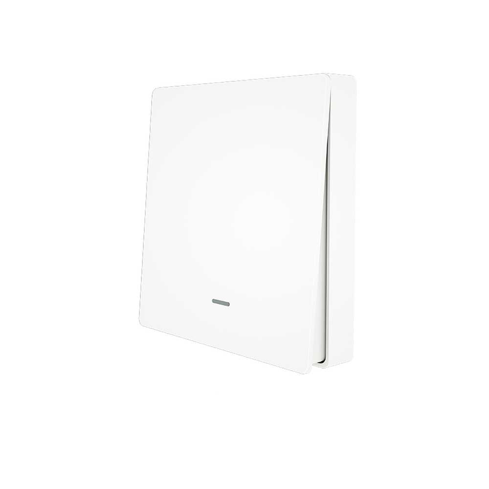 Telecomando Interruttore 1 Tasto, RF 433MHz, TUYA, Smart Life, 3V Con Pile CR2032 (non incluse), 86x86x16mm, IP20, SH4491