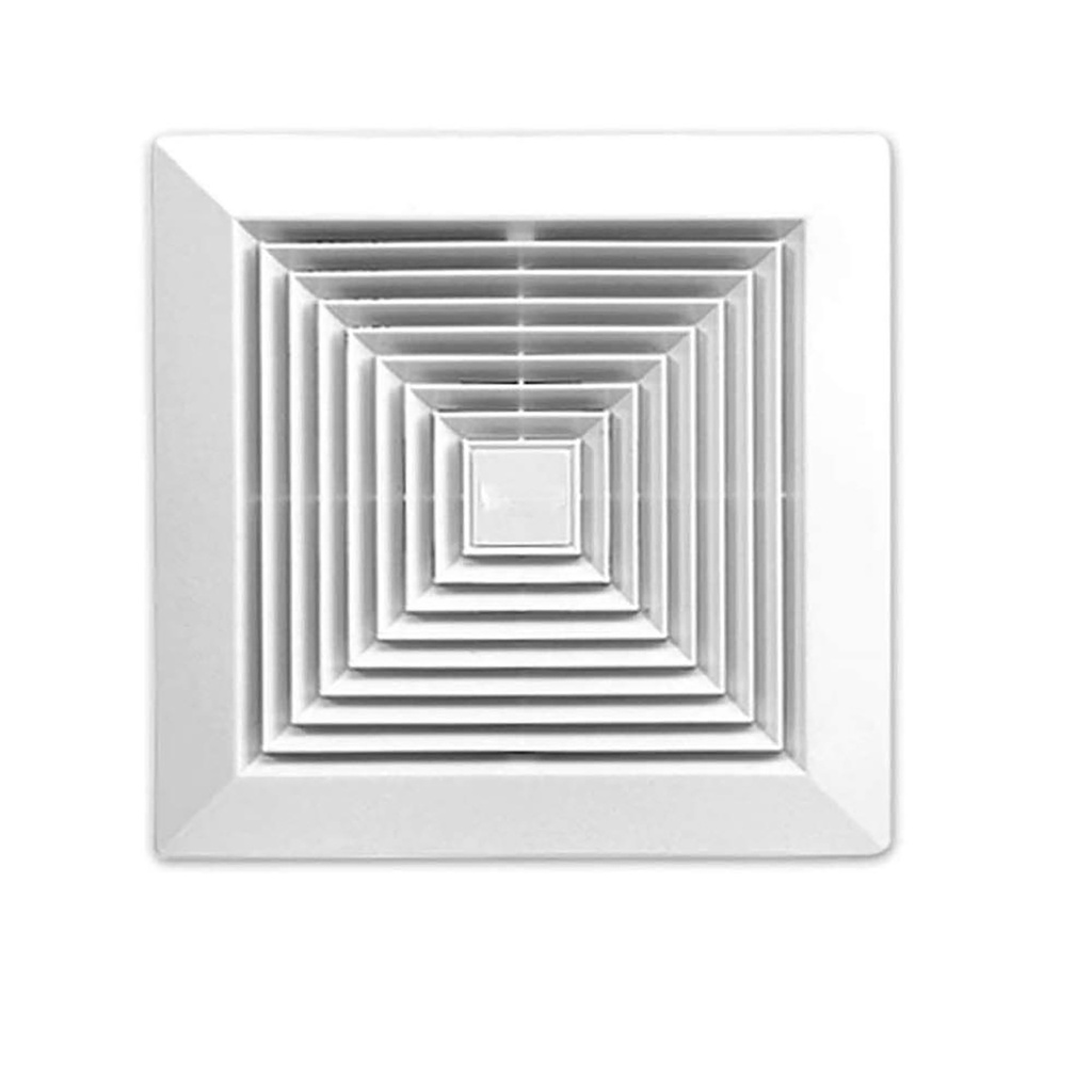 Ventola Aspirazione Bagno,Aspiratore Da Muro o Soffitto Grande 250X250mm Foro 200X200mm Profondità 150mm 25W 230V 50Hz 150m³/h 35dB