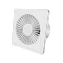Ventola Aspirazione Bagno,Aspiratore Da Muro o Soffitto 150X150mm Foro 100mm Profondità 85mm 15W 230V 50Hz 98m³/h 35dB