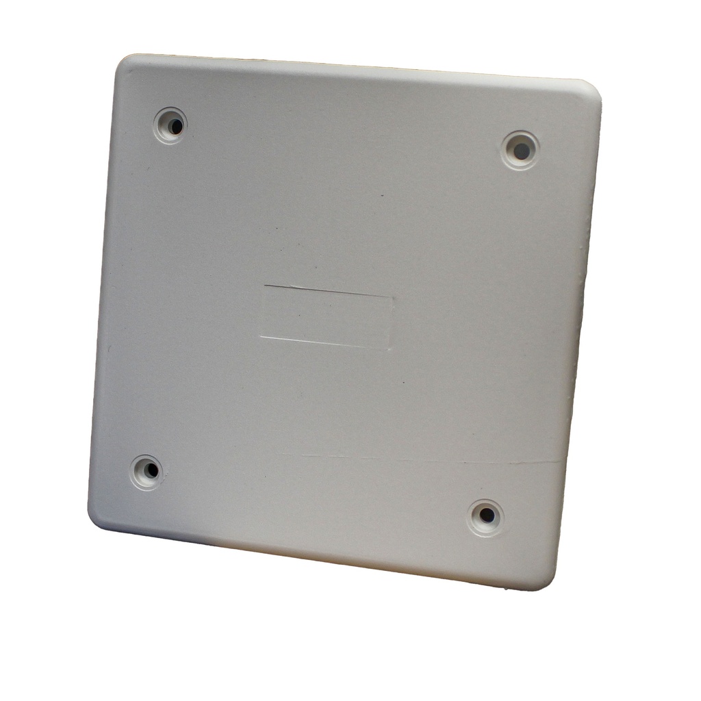 MeanWell Coperchio per cassette di derivazione da incasso, 92x92 mm, ideale per protezione e copertura di impianti elettrici, PT01