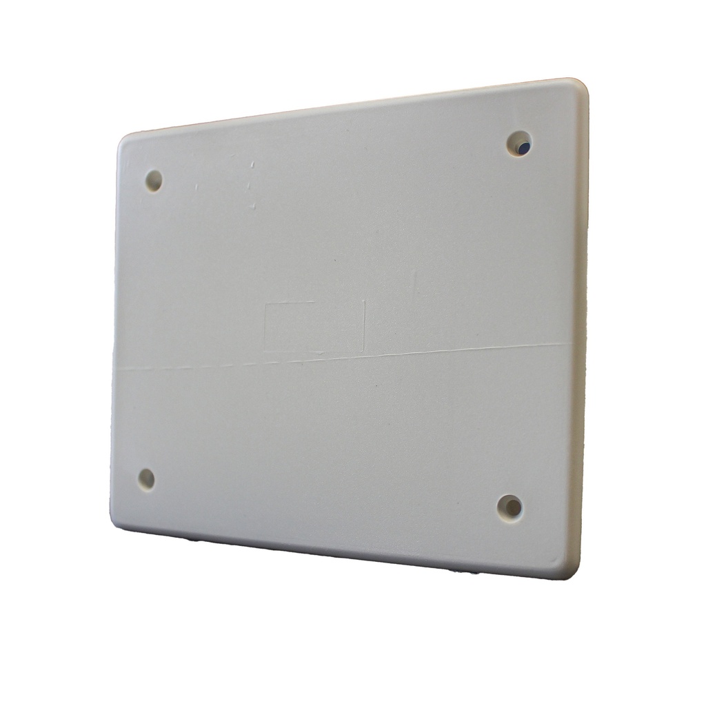 MeanWell Coperchio per cassette di derivazione da incasso, 118x96 mm, ideale per protezione e copertura di impianti elettrici