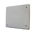 MeanWell Coperchio per cassette di derivazione da incasso, 118x96 mm, ideale per protezione e copertura di impianti elettrici