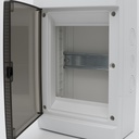 Centralino da parete 4 moduli, bianco IP40, 150x170x100 mm, RAL 9016, ideale per installazioni elettriche domestiche e industriali