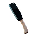 Machete 36 cm con Lama in Acciaio Nera e Manico in Legno