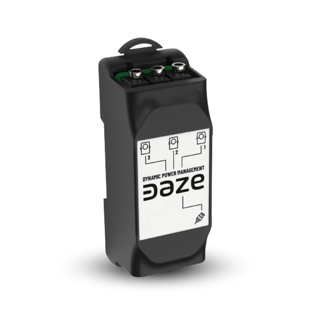 Daze Dynamic Power Manager su Barra DIN per Modulazione Potenza di Ricarica Wallbox Trifase 30kw DPMT