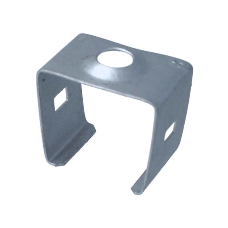 Clip Guida Gancio di Montaggio In Acciaio Per Profilato Alluminio Alto BAZ1715W Bianco