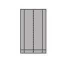 Tenda Zanzariera per Porta 160x240cm Nera, Tagliabile su Misura, Antizanzare per Finestre e Porte, Facile da Installare